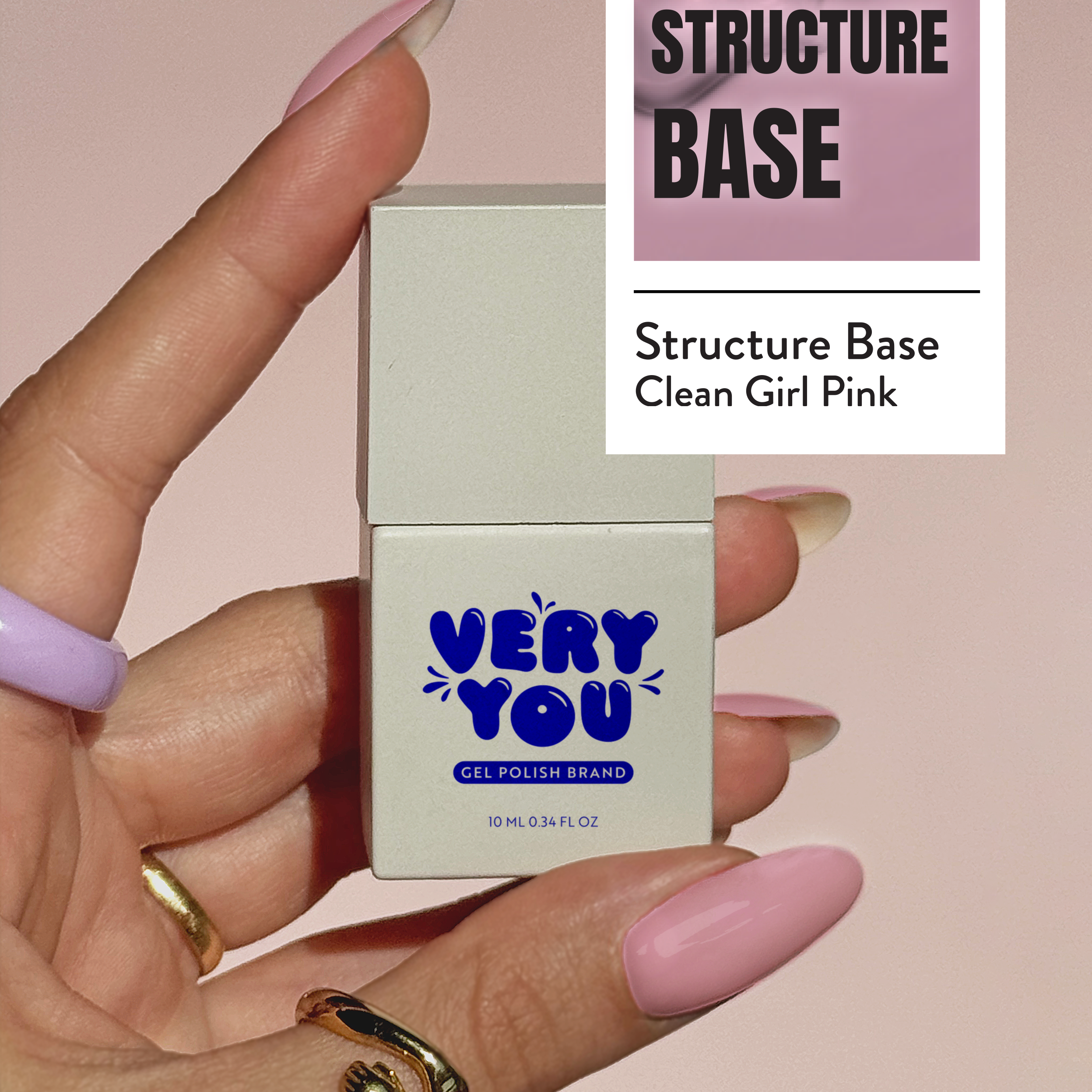 Very You Baza Budująca Clean Girl Pink | 10ml | HEMA Free