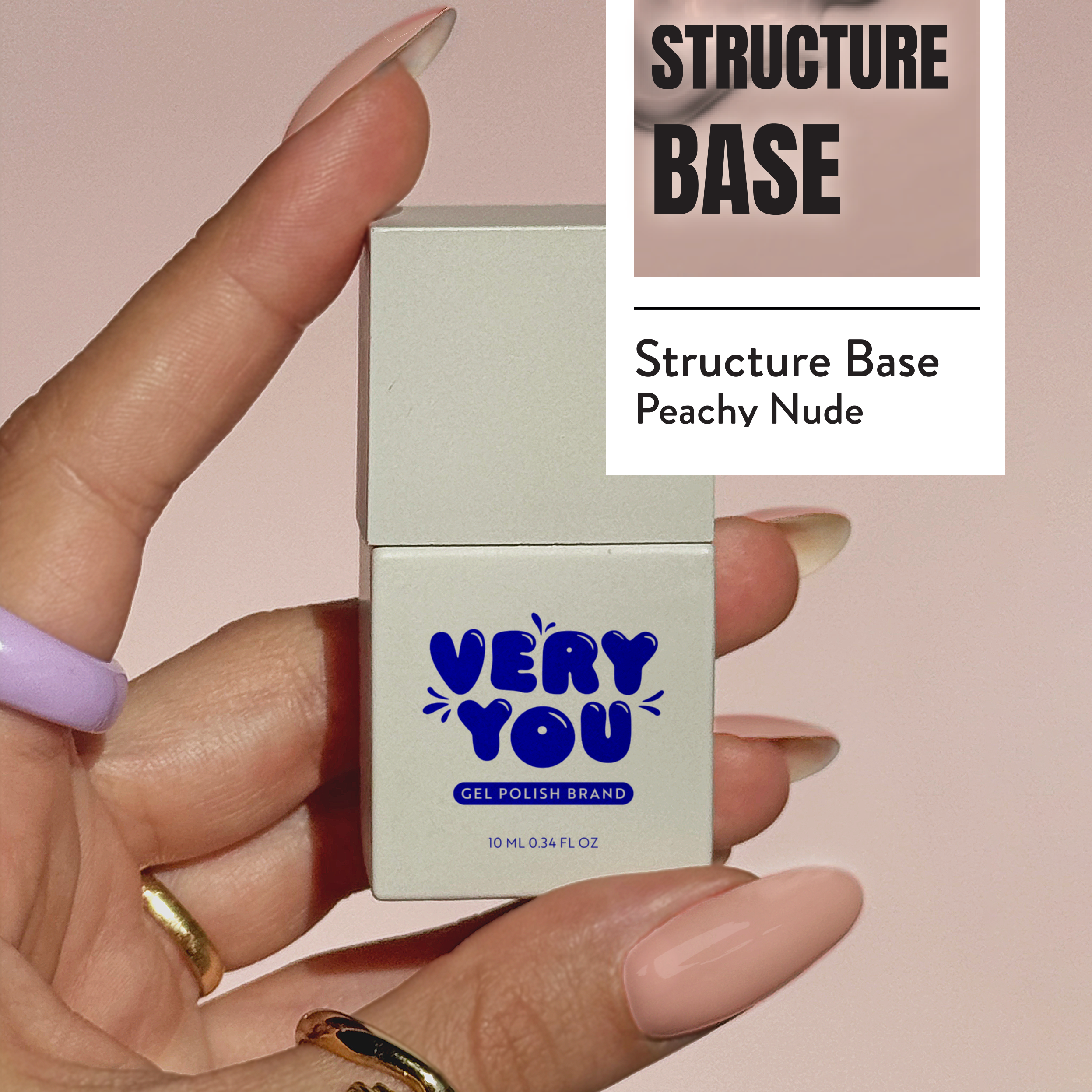 Very You Baza Budująca Peachy Nude| 10ml | HEMA Free