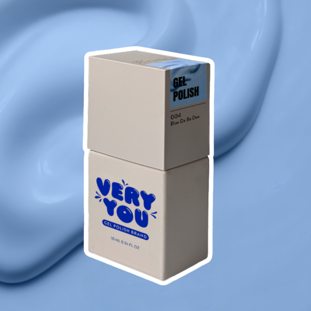 Lakier Hybrydowy Blue Da Ba Dee 004 | Jasny Błękitny