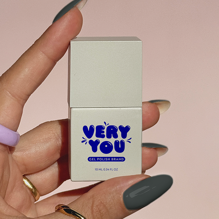 LH026-10-color-kolor-Lakier-Hybrydowy-Gel-Polish-026-Brutalism-Gray-Szary-VeryYou-Nails